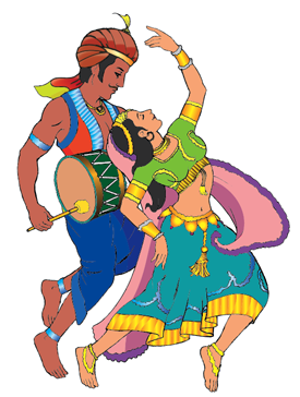 illustration- Indian dance